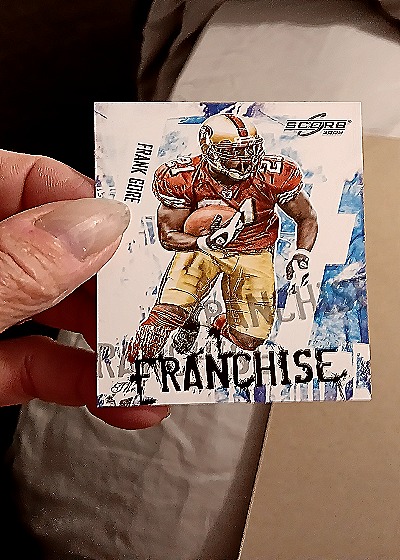 2009 Score #11 Frank Gore The Franchise — front