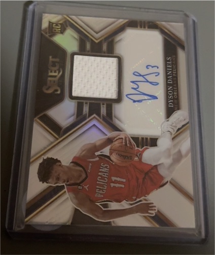 2022-23 Panini Select Rookie Jersey Autographs Dyson Daniels #RJA-DYD — front