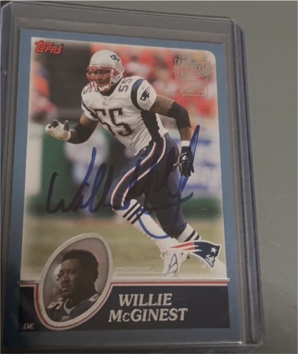 1999 Topps #N/A Willie McGinest — front