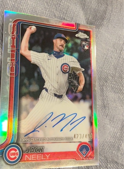 2025 Topps Chrome #RA-JNE Jack Neely — front