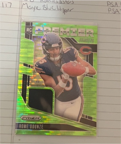 2024 Panini Prizm Premier Jerseys #PJ-ROE Rome Odunze — front