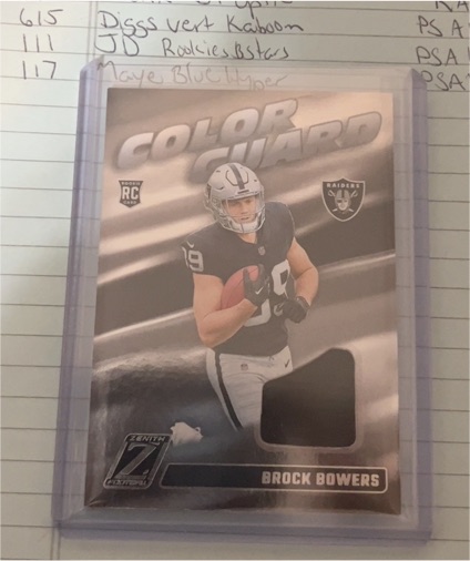 2024 Panini Zenith #CG7 Brock Bowers — front