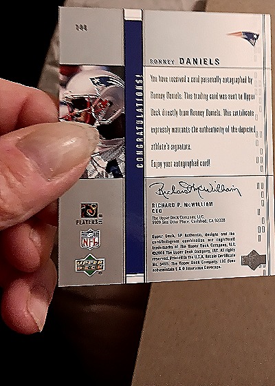 2011 SP Authentic Future Watch #115 Rodney Daniels — back