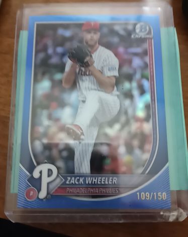 2025 Bowman Chrome #109 Zack Wheeler — front