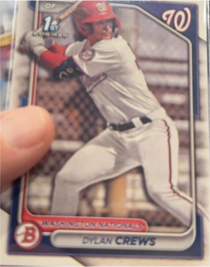 2024 Bowman Prospects #BP-23 Dylan Crews — front