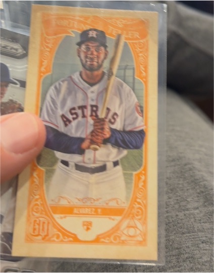 2020 Topps Gypsy Queen Fortune Teller Mini #FTM-5 Yordan Alvarez — front