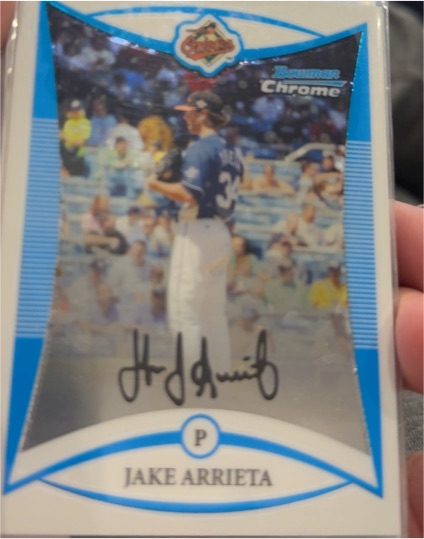 2008 Bowman Chrome Draft Prospects #BDPP92 Jake Arrieta — front