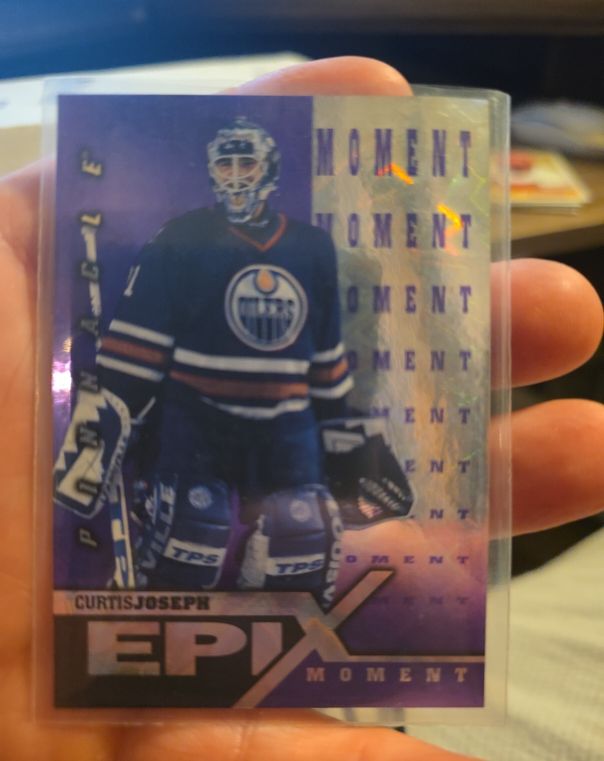 1997-98 Pinnacle Epix Moment #E17 Curtis Joseph — front