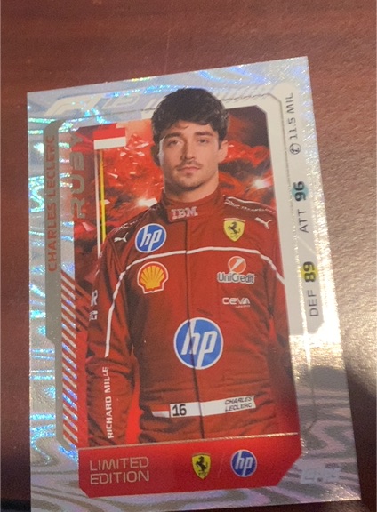 2025 Topps Turbo Attax LE 16 Charles Leclerc — front