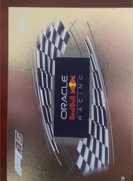 2025 Topps Turbo Attax #28 Oracle Red Bull Racing — front