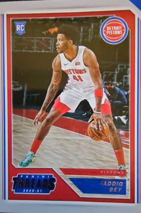 2020-21 Panini Chronicles Threads #97 Saddiq Bey — front