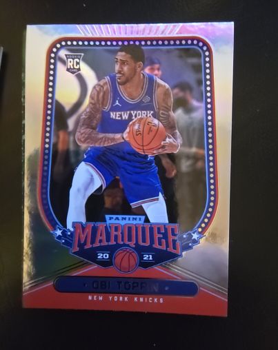 2020-21 Panini Chronicles Marquee #258 Obi Toppin — front
