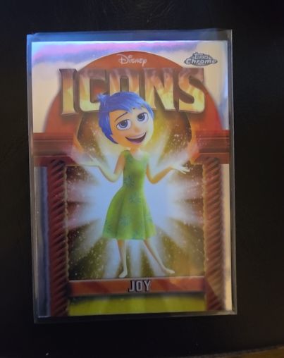 2025 Topps Chrome Disney #DI-37 Joy Disney Icons Insert Inside Out — front
