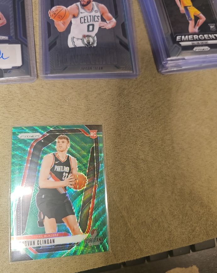 2024-25 Panini Prizm #221 Donovan Clingan — front