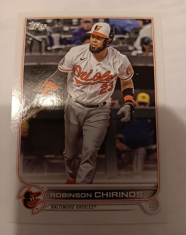 2022 Topps Update #US215 Robinson Chirinos — front