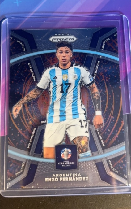 2024 Panini Prizm Copa America #10 Enzo Fernández Phenomenon — front