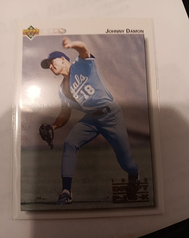 1992 Upper Deck #19 Johnny Damon — front