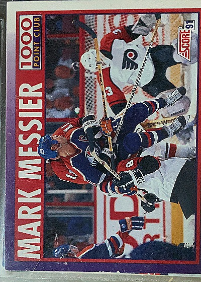 1991-92 Score American #373 Mark Messier — front