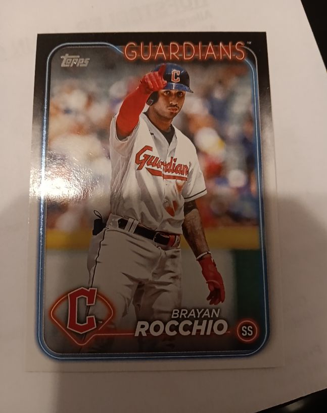 2024 Topps Guardians #113 Brayan Rocchio — front