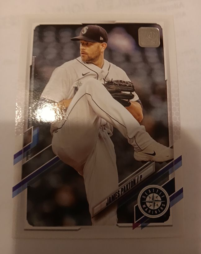 2021 Topps Update #US66 James Paxton Seattle Mariners — front