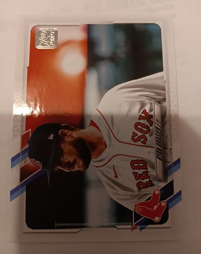 2021 Topps #66 Ryan Brasier — front
