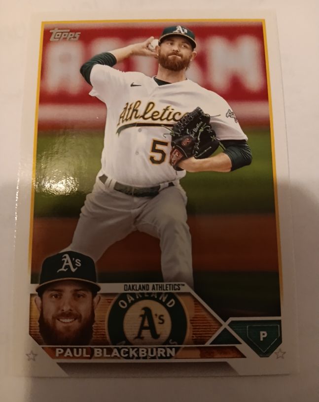 2023 Topps Series 1 #6 Paul Blackburn — front