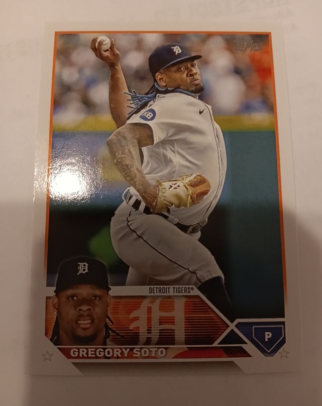 2023 Topps Series 1 #86 Gregory Soto — front