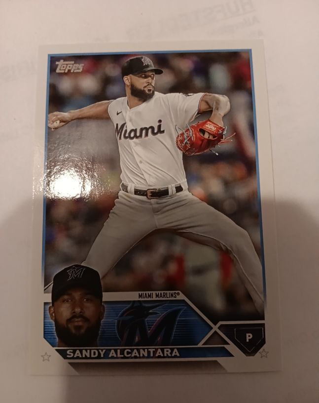 2023 Topps Series 1 #107 Sandy Alcantara — front