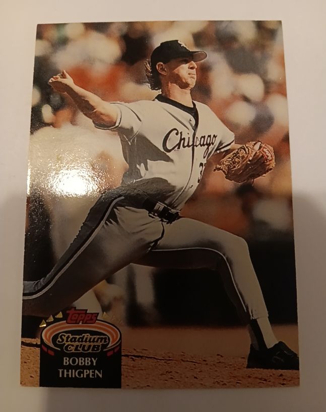 1992 Topps Stadium Club #224 Bobby Thigpen — front
