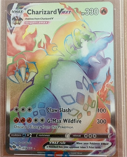 2020 Pokémon Champion's Path #074 Charizard VMAX — front