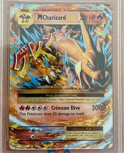 2016 Pokémon XY Evolutions #13 Mega Charizard EX — front