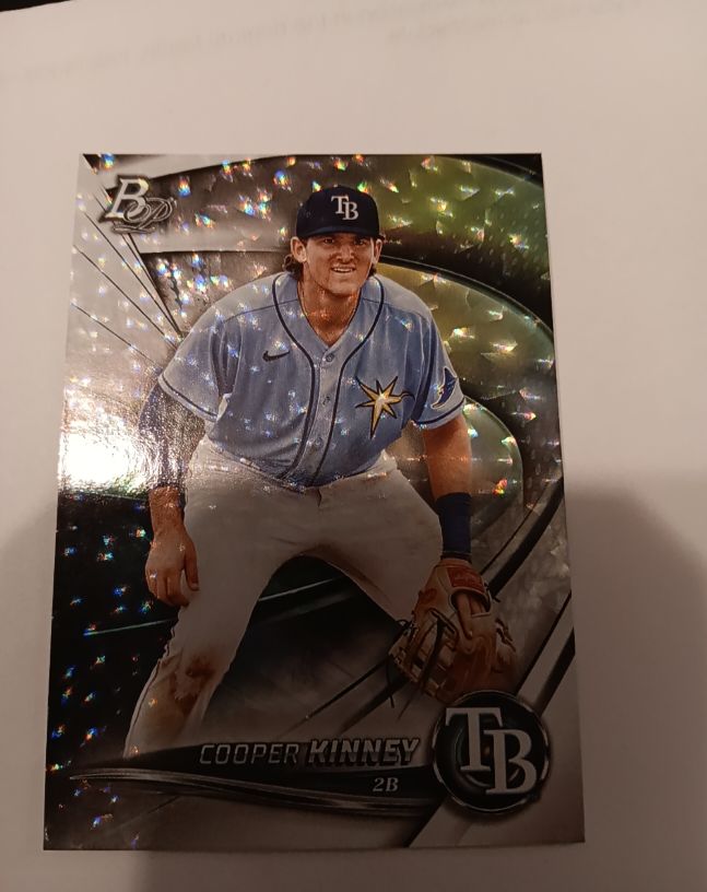 2022 Bowman Platinum Top Prospects #TOP-51 Cooper Kinney — front