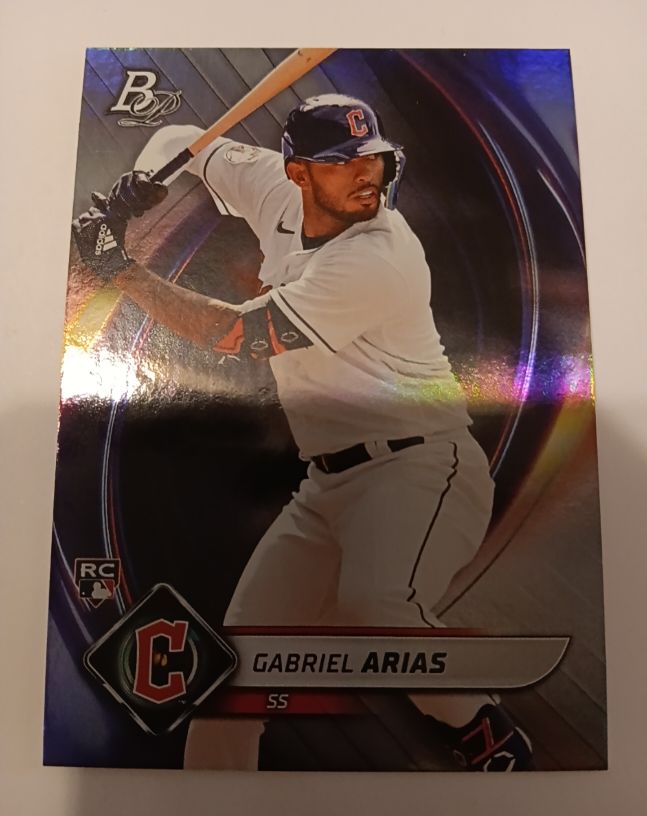 2022 Bowman Platinum #97 Gabriel Arias — front