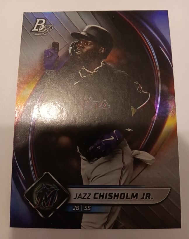 2022 Bowman Platinum #73 Jazz Chisholm Jr. — front