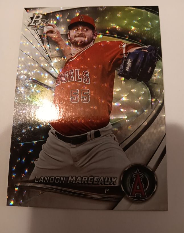 2022 Bowman Platinum Top Prospects #TOP-26 Landon Marceaux — front