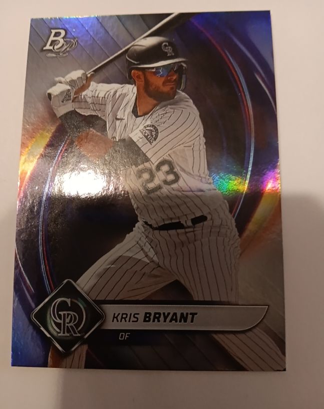 2022 Bowman Platinum #20 Kris Bryant — front