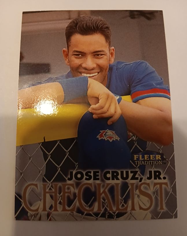 1998 Fleer Tradition #571 Jose Cruz, Jr. — front