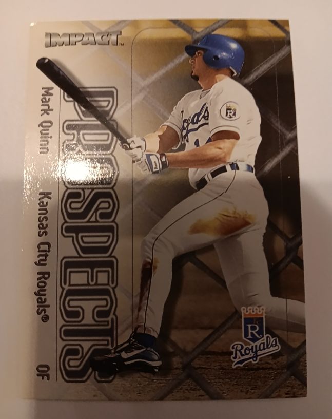 2000 Fleer Impact #9 Mark Quinn — front