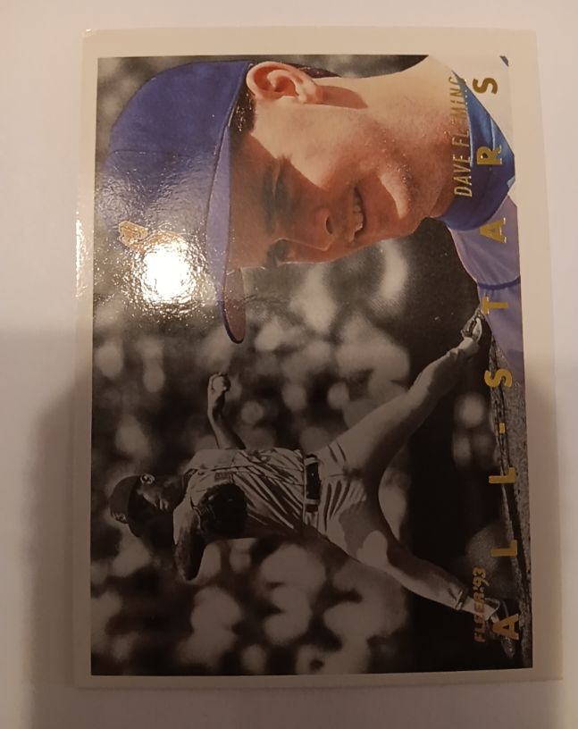 1993 Fleer #493 Dave Fleming — front