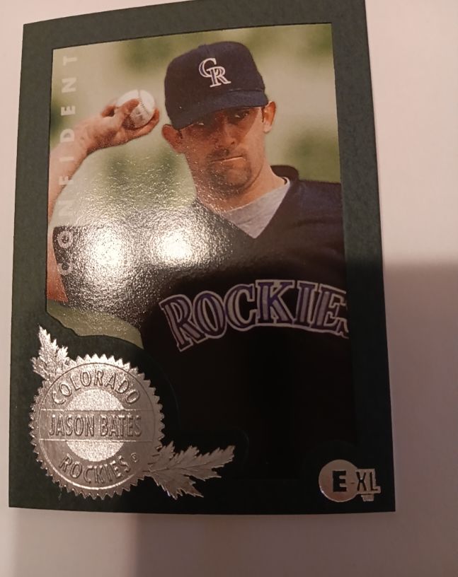 1996 Fleer E-XL #171 Jason Bates — front