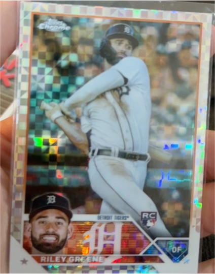 2023 Topps Chrome #182 Riley Greene — front