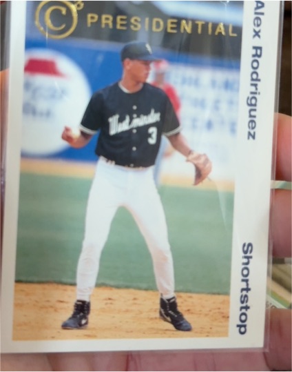 1993 Classic C3 Presidential #3 Alex Rodriguez — front