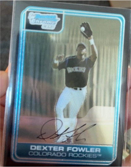 2006 Bowman Chrome #BC182 Dexter Fowler — front