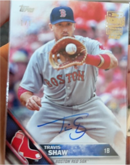 2016 Topps #427 Travis Shaw — front