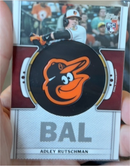 2023 Topps #TLP-AR Adley Rutschman Commemorative Team Logo Patch — front