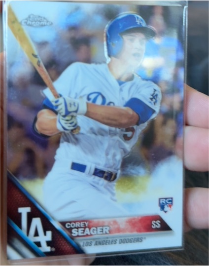 2016 Topps Chrome #150 Corey Seager — front