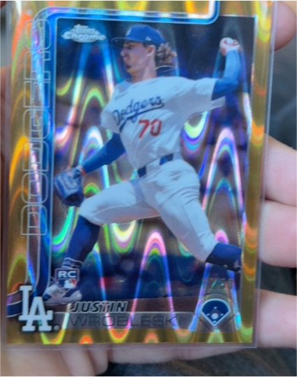2025 Topps Chrome #38 Justin Wrobleski — front