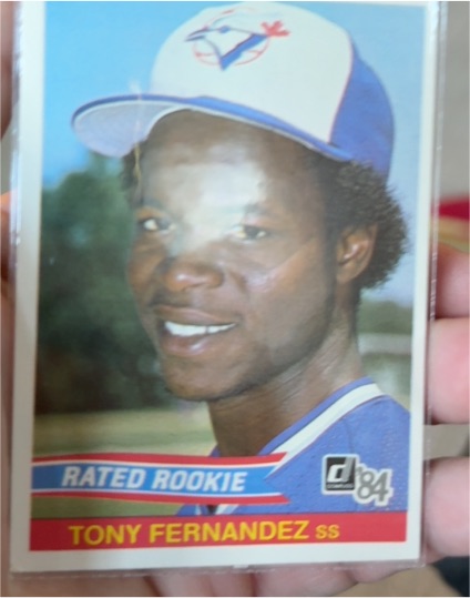 1984 Donruss #32 Tony Fernandez — front