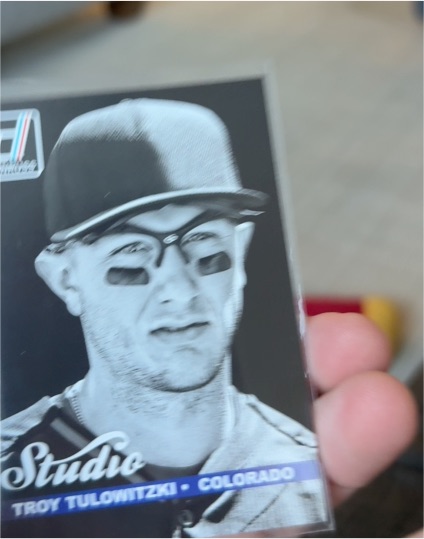 2014 Donruss Studio #19 Troy Tulowitzki — front