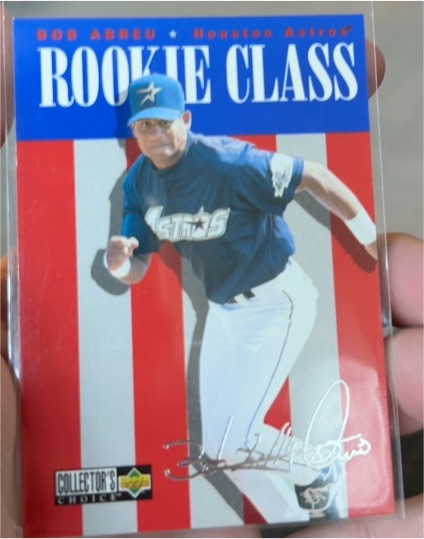 1996 Collector's Choice #450 Bob Abreu — front
